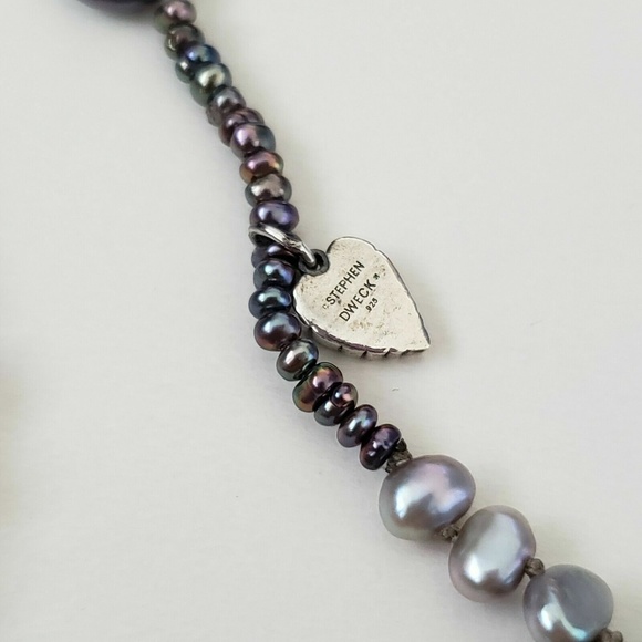 Stephen Dweck Multi-Hued Pearl & Faceted Tahitian MOP Necklace 42" - Picture 5 of 7